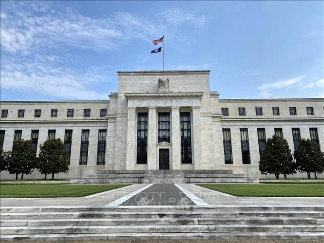 Trụ sở ngân hàng Dự trữ liên bang Mỹ ở Washington, DC. Ảnh: AFP/TTXVN