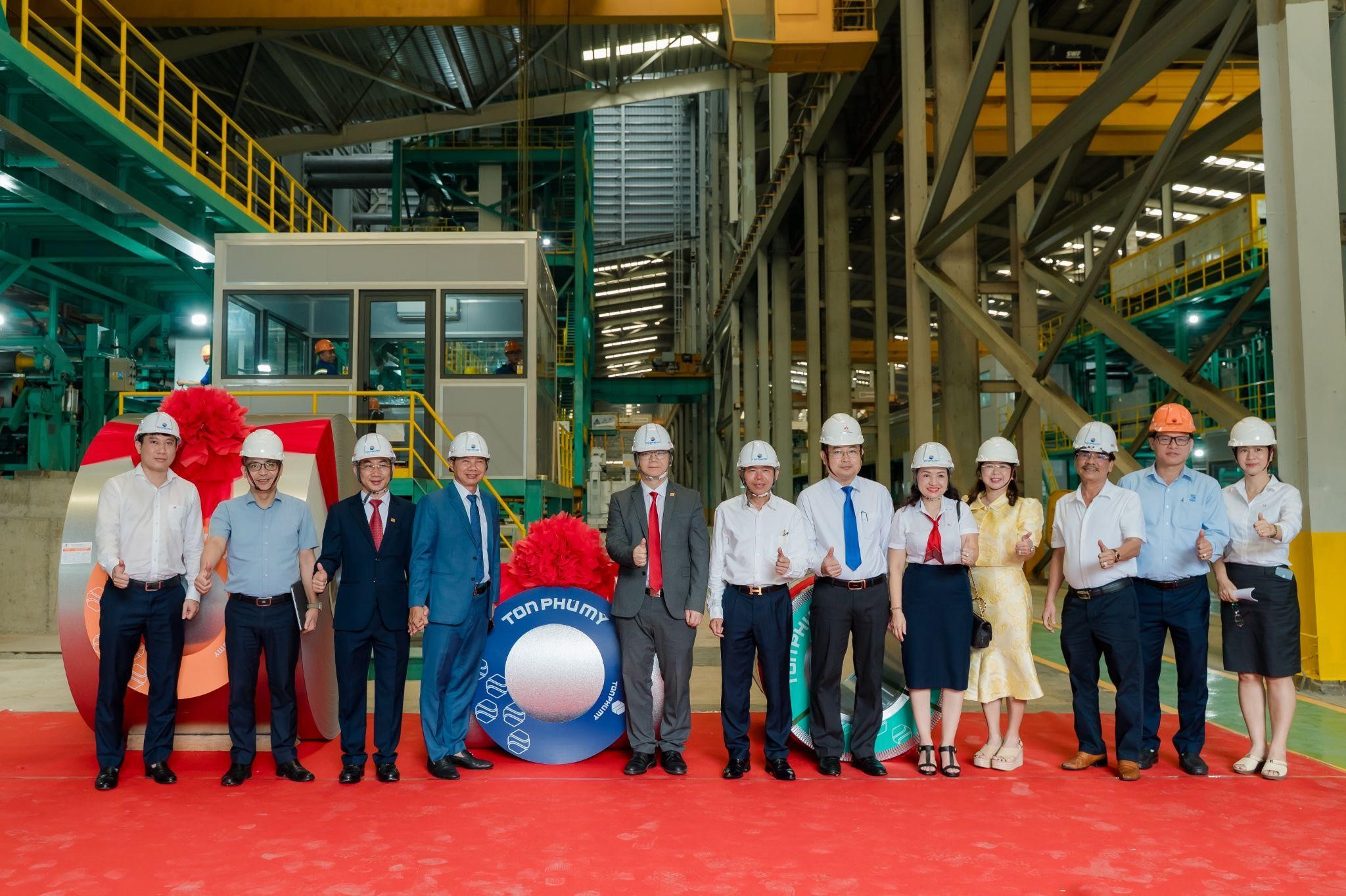 Nhà máy Tôn Phú Mỹ chính thức được khánh thành